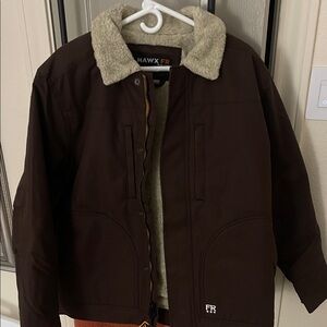 Men’s Hawk FR work jacket NWT XL oilfield fire resistant work jacket nice